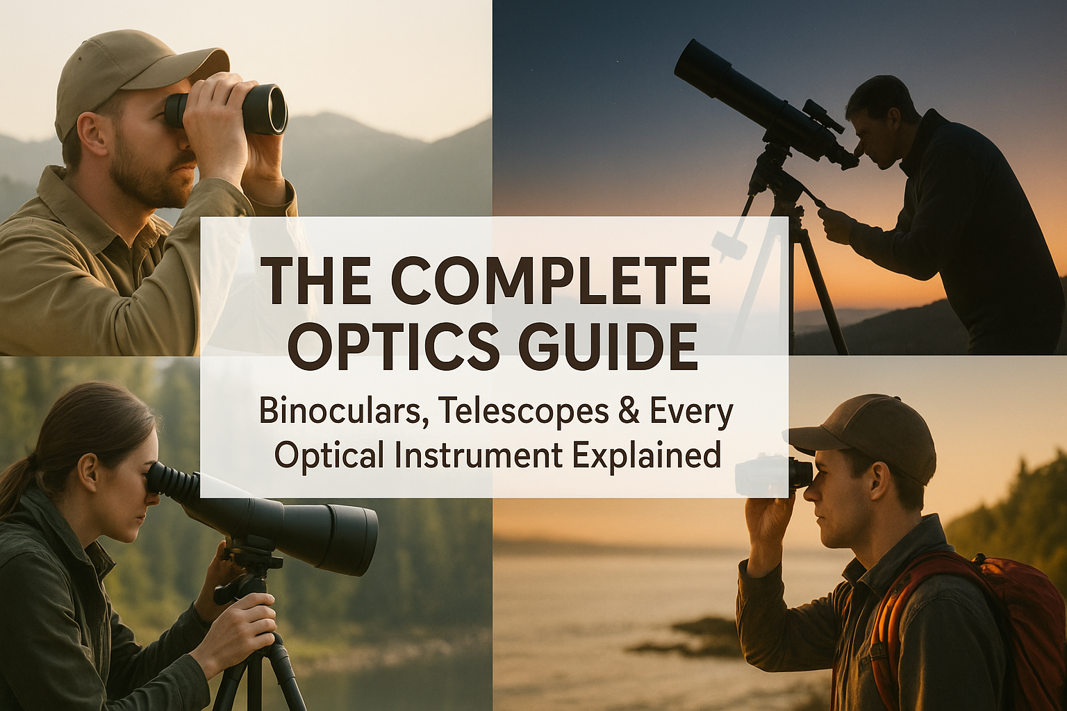 The Complete Optics Guide: Binoculars, Telescopes & Every Optical ...
