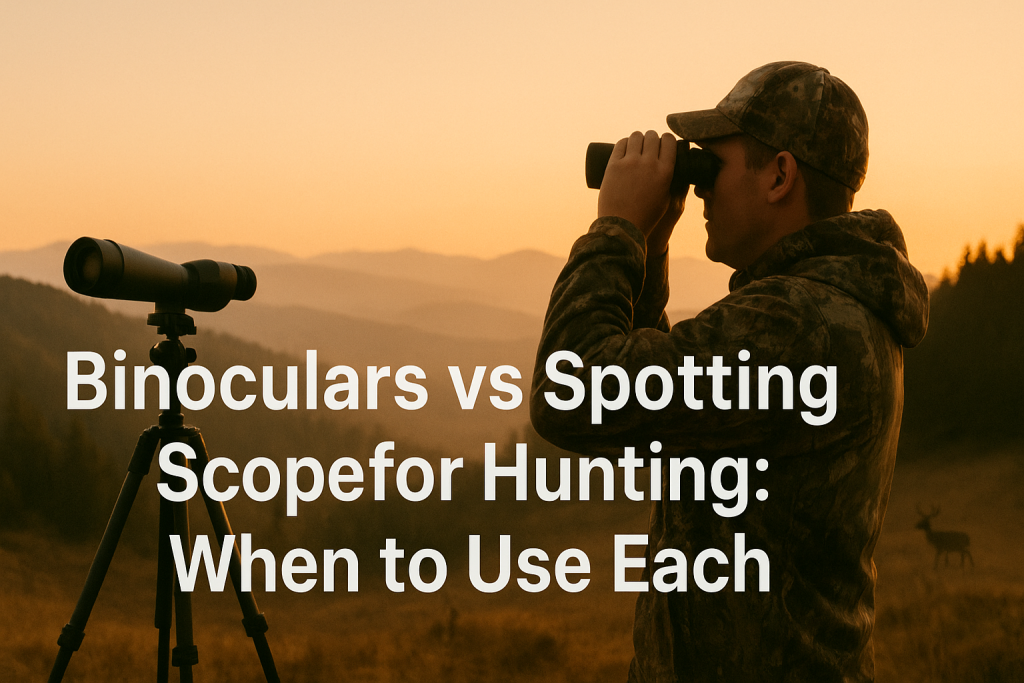 Binoculars vs Spotting Scope for Hunting: When to Use Each