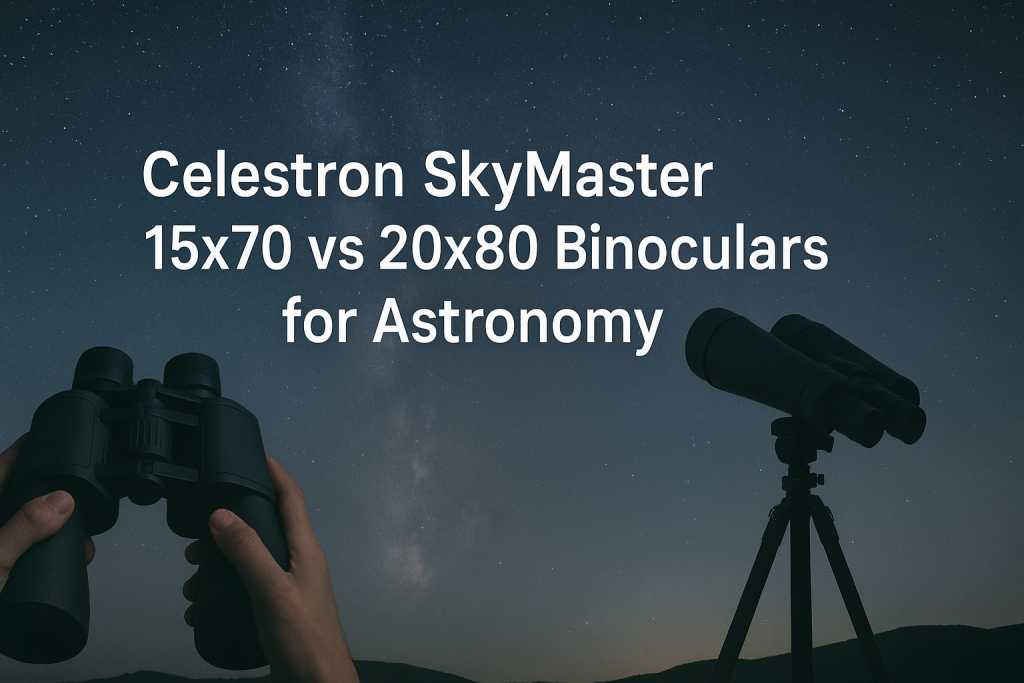 Celestron SkyMaster 15x70 vs 20x80 Binoculars for Astronomy